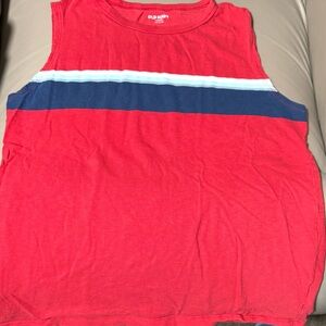 Old Navy Sporty Red and Blue Tank Top (Boy)